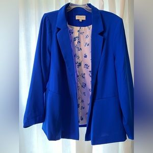 Skies are blue plus/curvy blazer